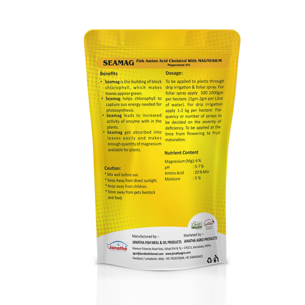 Janatha Agro-Seamag - Magnesium Fish Amino Acid Complex (Mg - 6%)